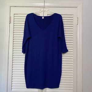 Large Navy Knit Dress
